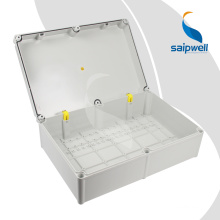 Saipwell Policarbonato UV NEMA 4X IP65 Caja de distirbución eléctrica impermeable